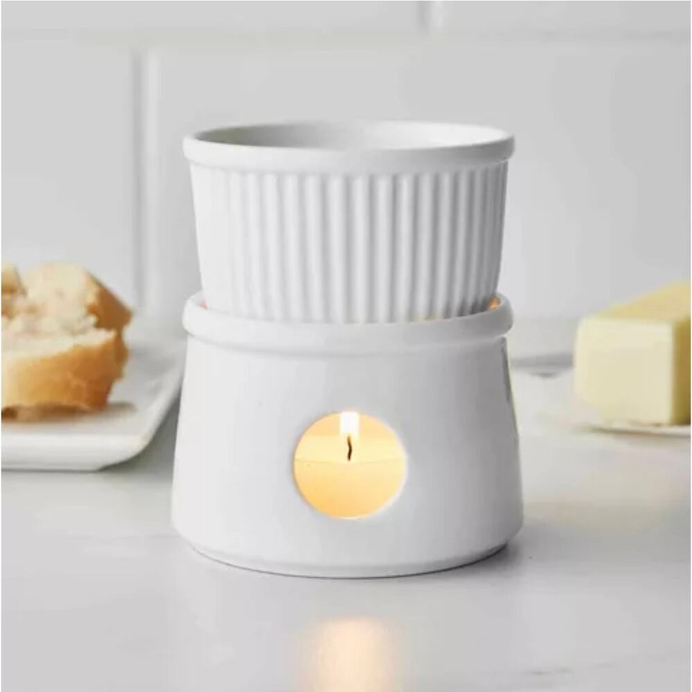 Sur La Table Ceramic Butter or Chocolate Warmer